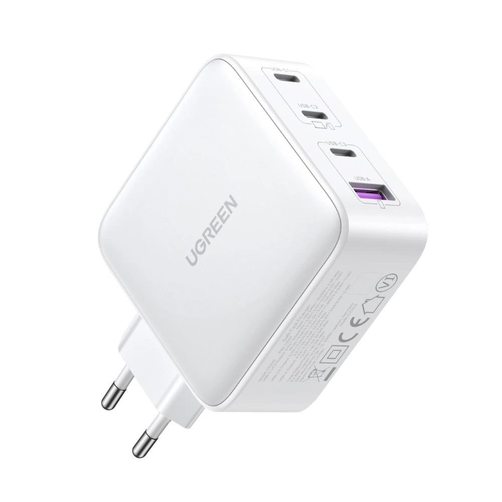 GaN Fast Charger 3xUSB C / USB 100W PPS Ugreen CD226 - White_2