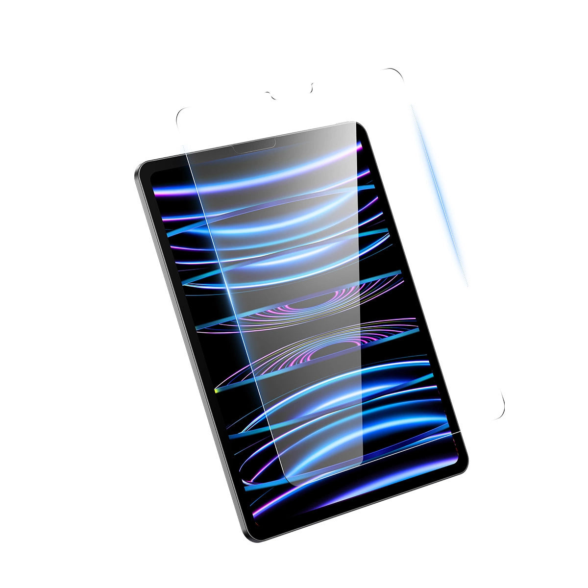 Baseus Crystal tempered glass for iPad Pro 12.9'' (2018/2020/2021/2022) + mounting kit - transparent_0