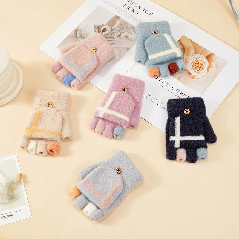 Women's/children's winter phone gloves - gray_1