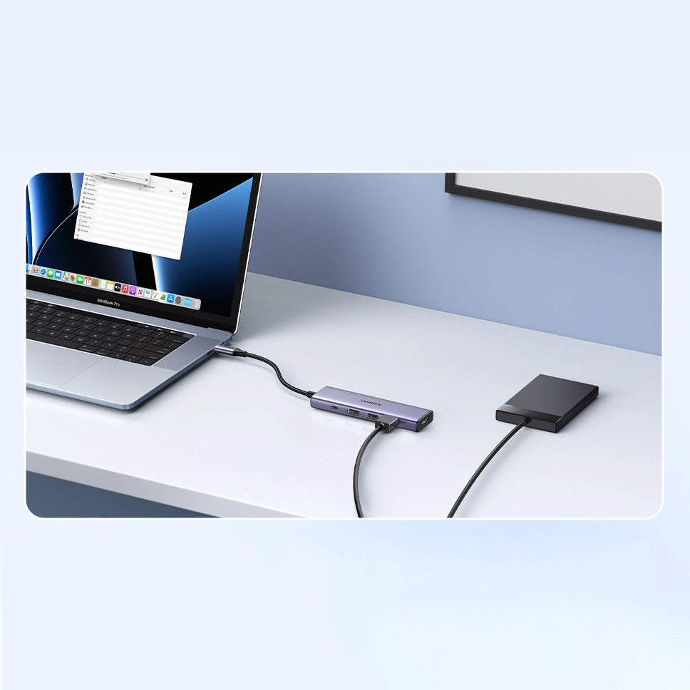 UGREEN Revodok 5-in-1 4K HDMI USB-C Hub mit 3x USB-A 3.0_4
