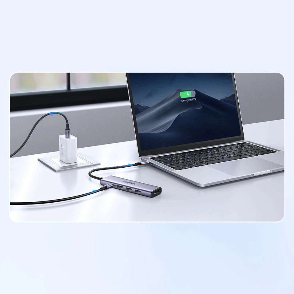 UGREEN Revodok 5-in-1 4K HDMI USB-C Hub mit 3x USB-A 3.0_5