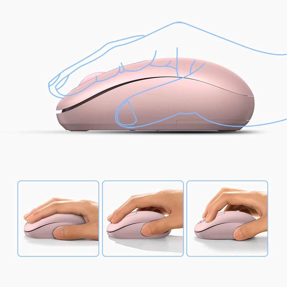 Wireless Mouse USB 2.4GHz Ugreen MU105 - Pink_1