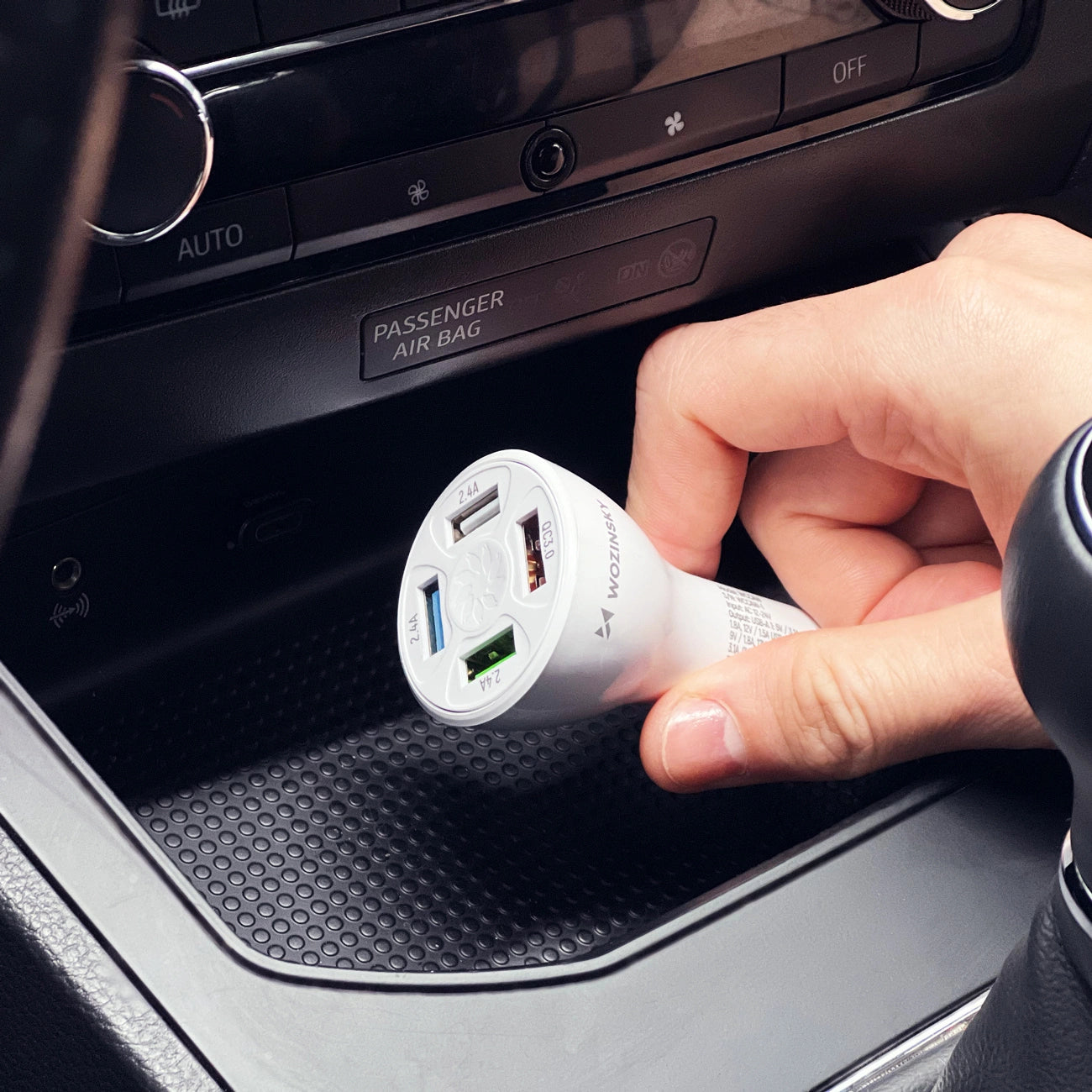 Wozinsky WCCAW 50W 4x USB-A QC car charger - white_8