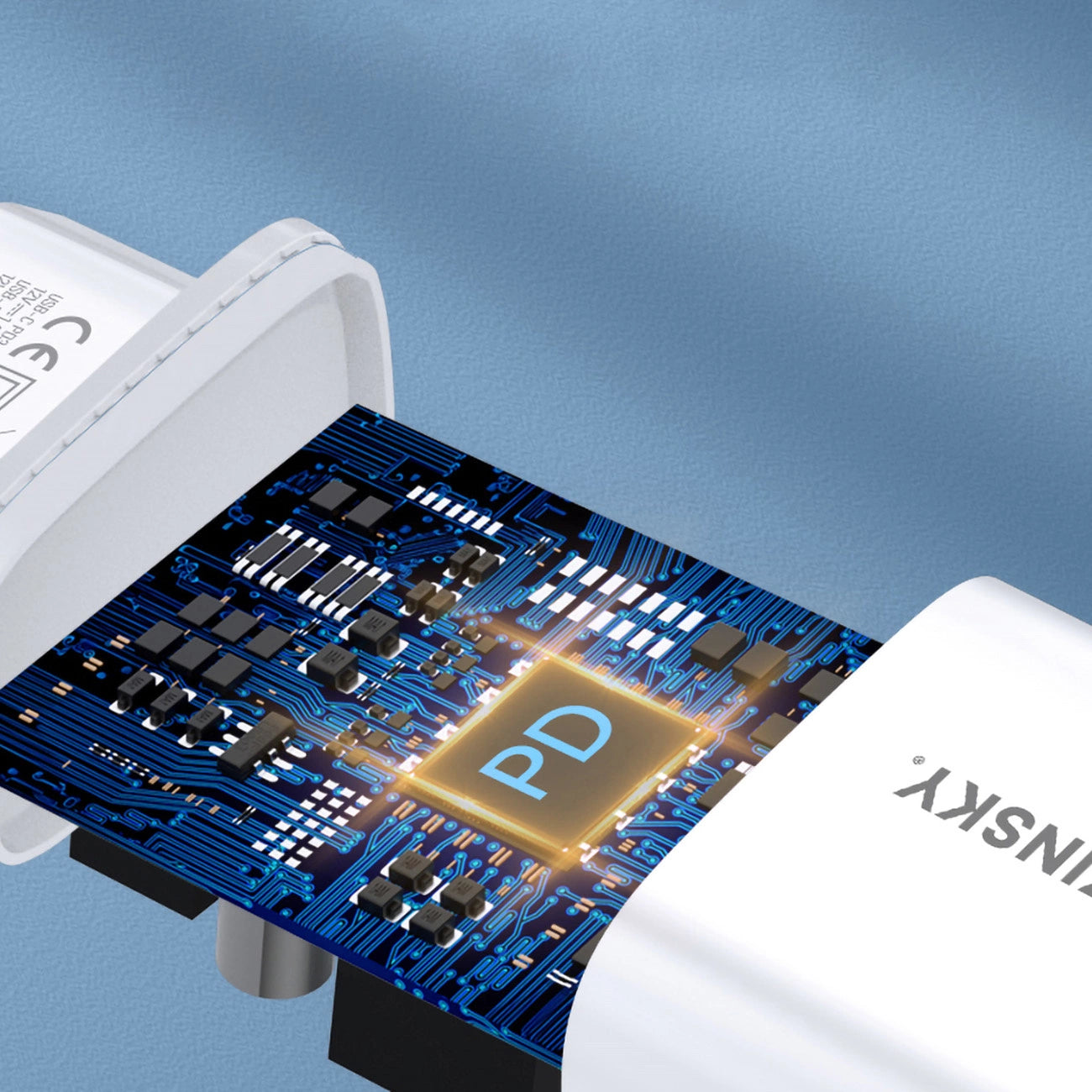 Wozinsky WGWCW USB-A USB-C 20W wall charger - white_13