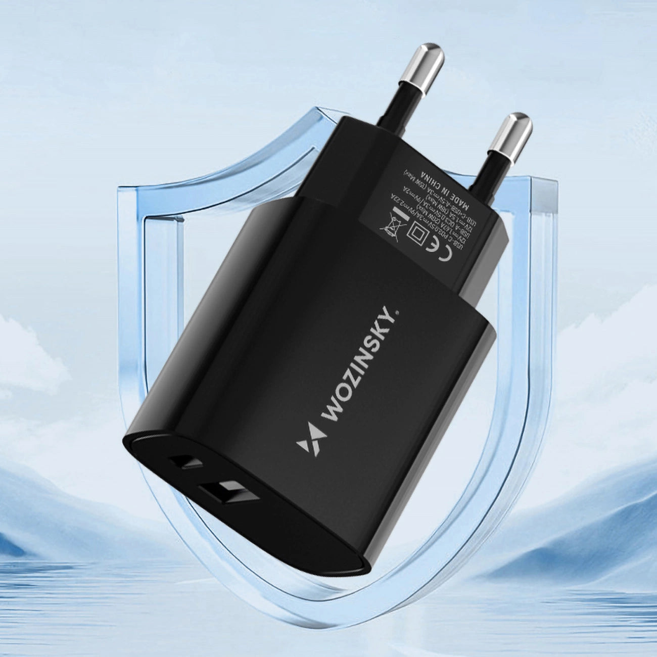 Wozinsky WGWCB USB-A USB-C 20W wall charger - black_11