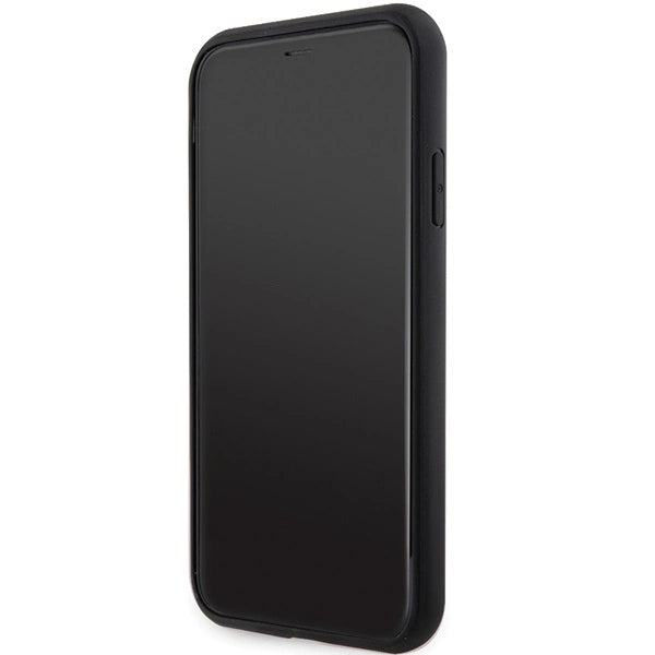 Guess GUHMN61HGCFSEK iPhone 11 / Xr 6.1" black/black hardcase GCube Stripes MagSafe_4