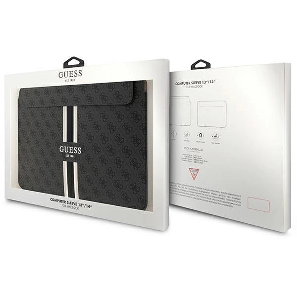 Guess 4G Printed Stripes cover for a 14" laptop - black_3