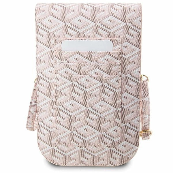 Guess Handbag GUWBHGCFSEP pink/pink GCube Stripe_4
