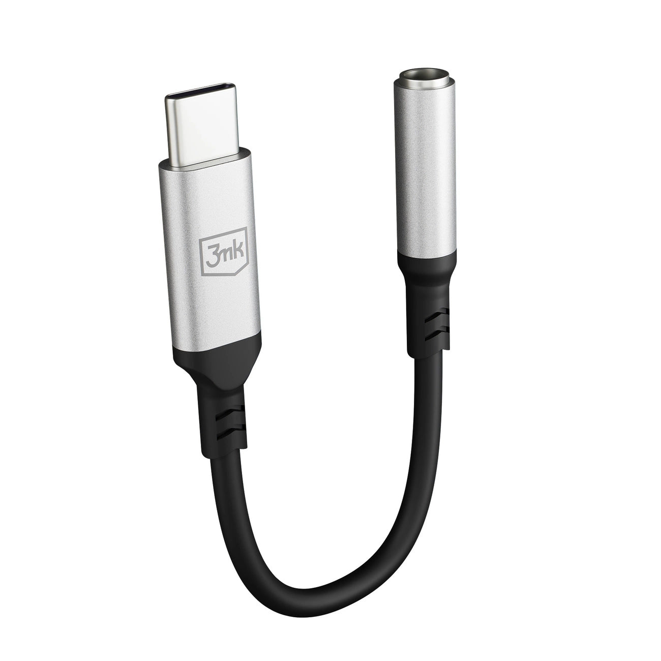 3mk USB-C adapter - 3.5 mm minijack - silver_2