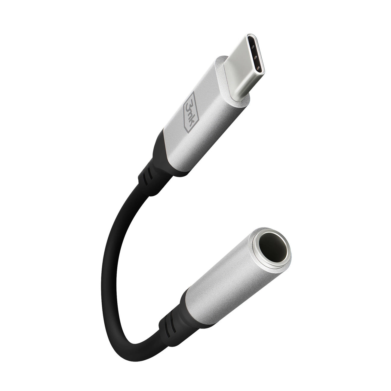 3mk USB-C adapter - 3.5 mm minijack - silver_3