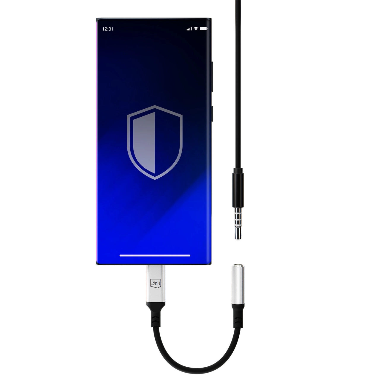 3mk USB-C adapter - 3.5 mm minijack - silver_5