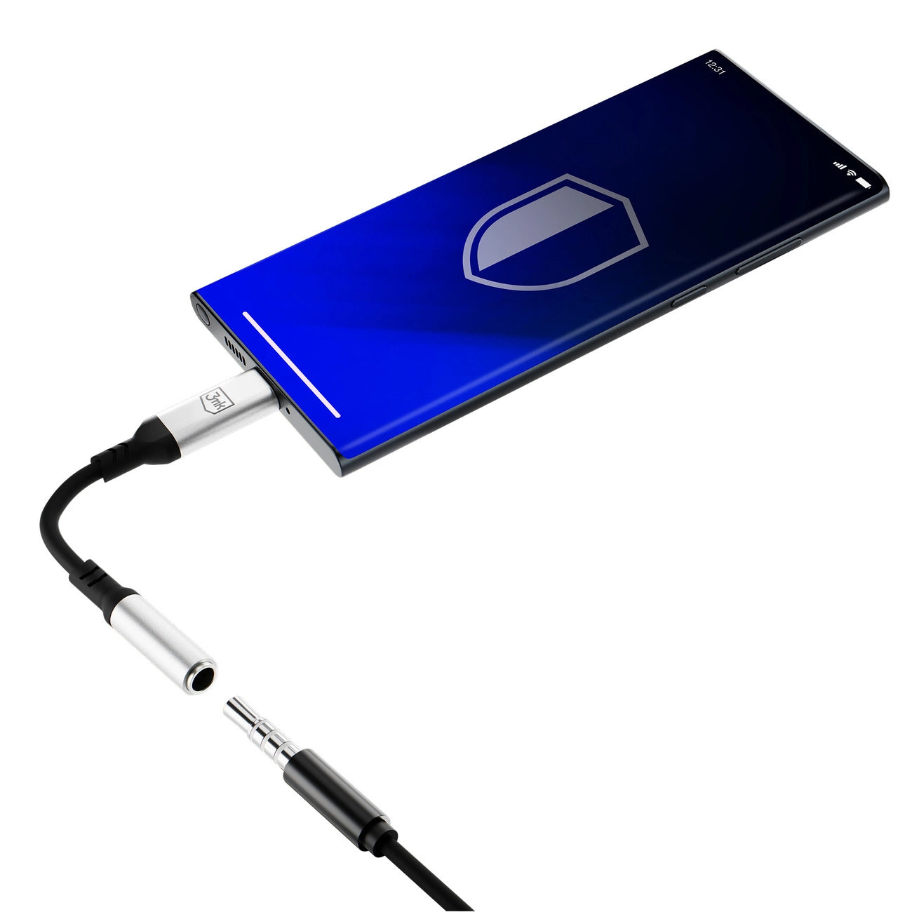 3mk USB-C adapter - 3.5 mm minijack - silver_7
