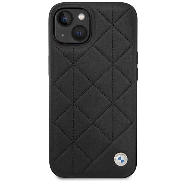 Case BMW BMHCP14S22RQDK iPhone 14 6.1" black/black Leather Quilted_2