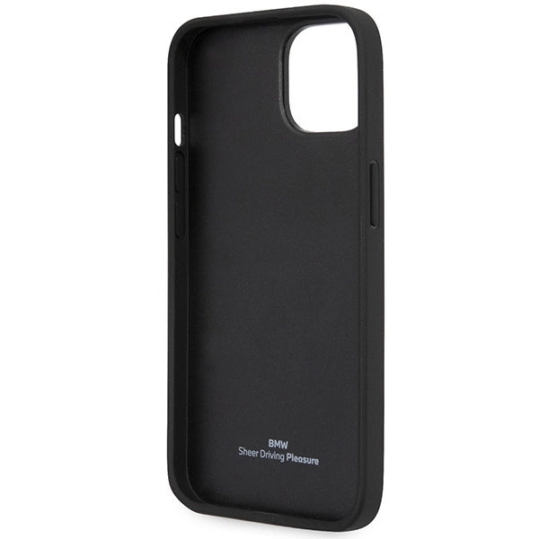 Case BMW BMHCP14S22RQDK iPhone 14 6.1" black/black Leather Quilted_6