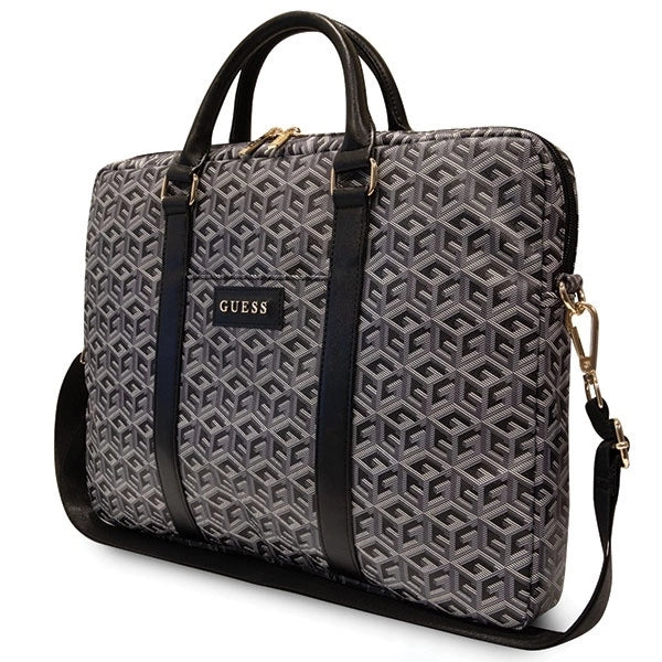 Guess GCube Stripes bag for a 16" laptop - black_1