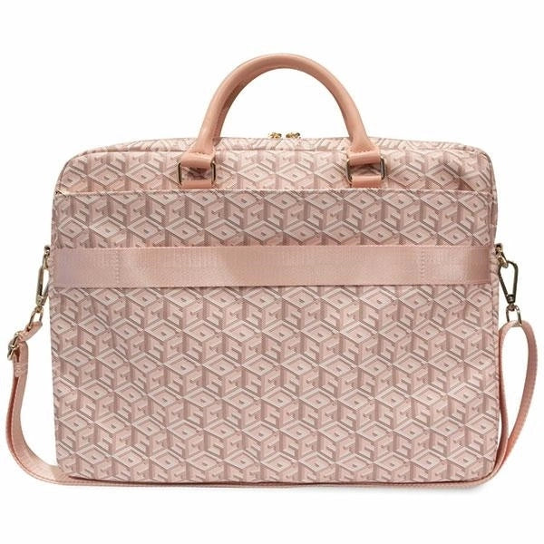 Guess GCube Stripes bag for a 16" laptop - pink_2