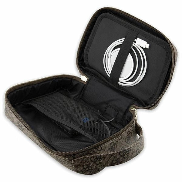 Guess Bag GUHBP4RPSW Organizer brown/brown 4G Printed Stripes_4
