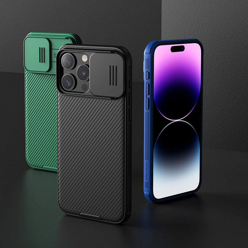 Nillkin CamShield Pro Magnetic Case for iPhone 15 Plus with Camera Protector - Green_6