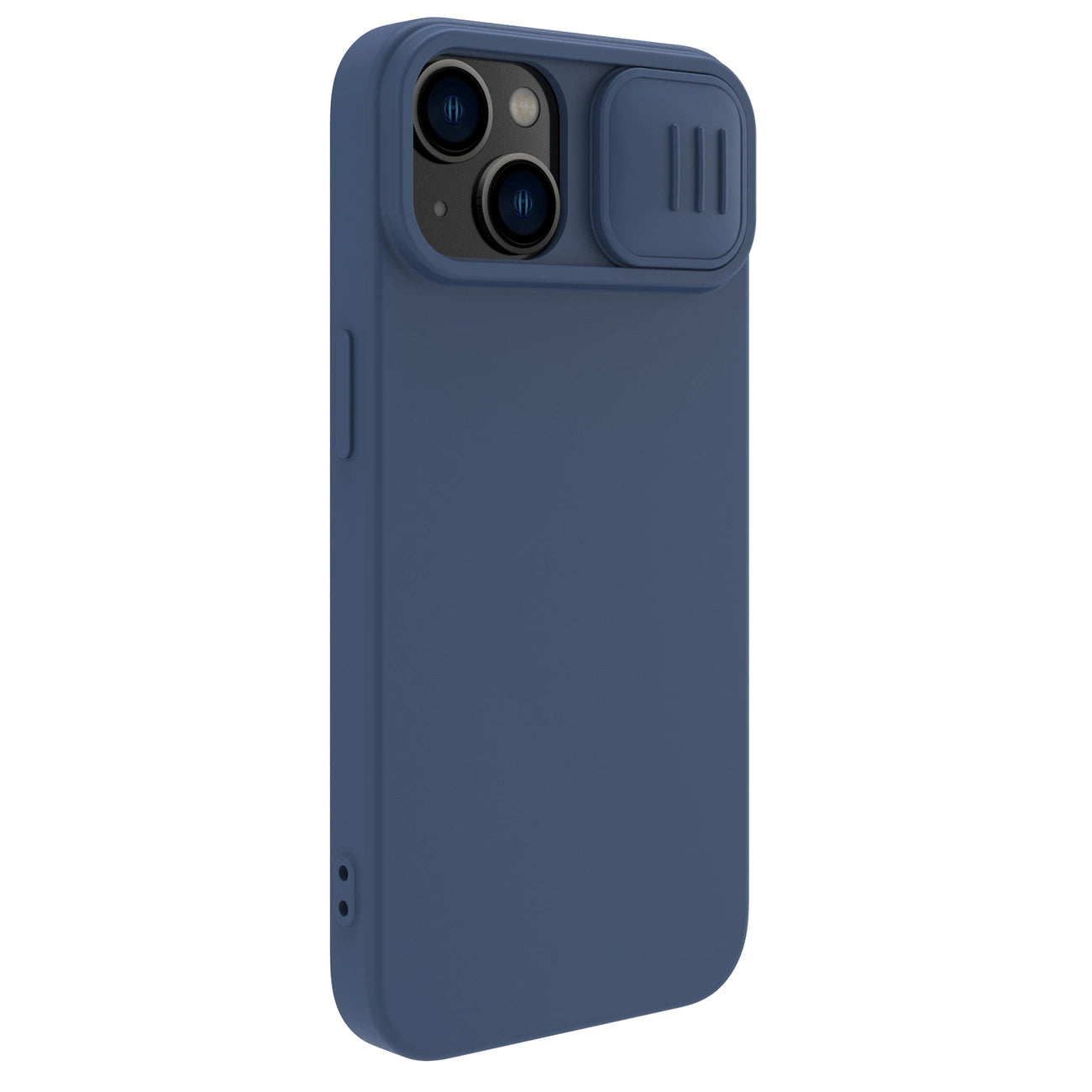 Nillkin CamShield Silky Silicone Case for iPhone 15 Plus with Camera Protector - Dark Blue_3