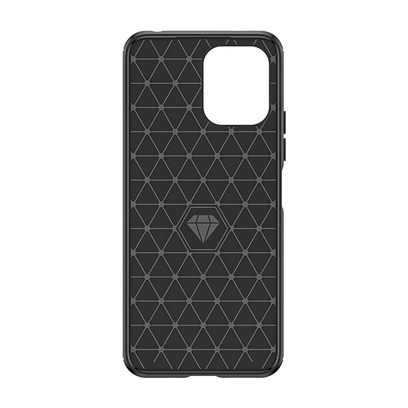 Flexible carbon pattern case for Xiaomi Redmi 12 Carbon Case - black_4
