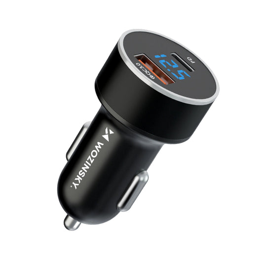 Wozinsky WDCCAC USB-C USB-A 36W car charger - black_0