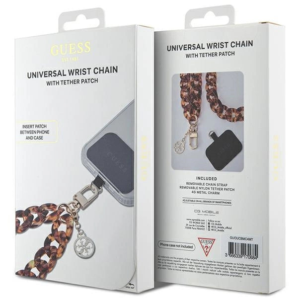 Guess GUOUCBMC4MT Universal Big Hand Strap Acetate Acrylic 4G Charm Case_1
