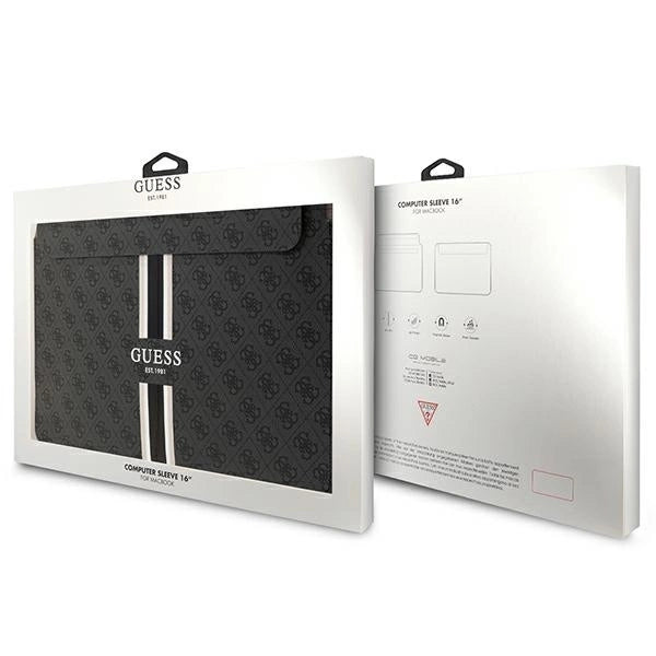 Guess 4G Printed Stripes cover for a 16" laptop - black_3