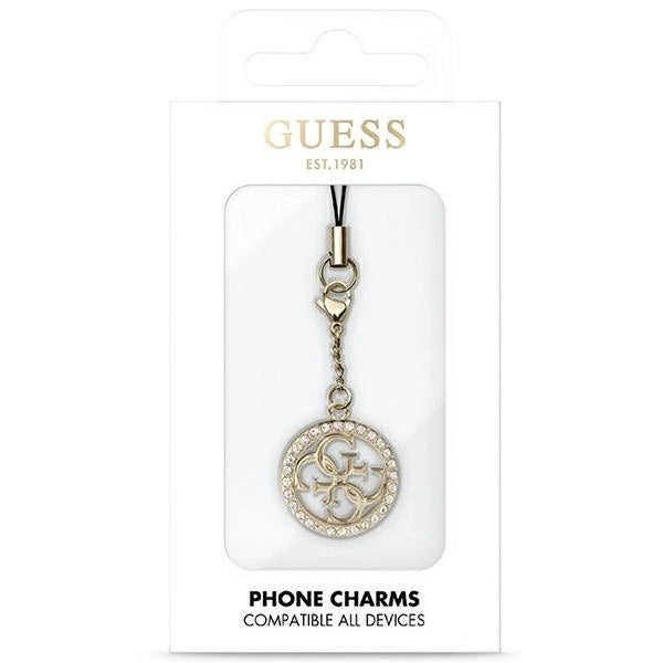 Guess case GUCPM4DRD Phone Strap 4G Rhinestone Charm_1