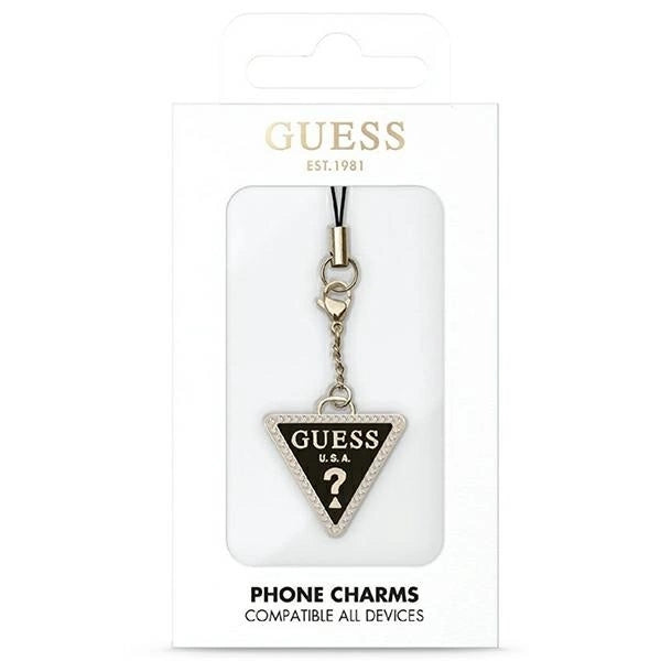 Guess case pendant GUCPMTDCK Phone Strap Triangle Diamond Charm with Rhinestones_1