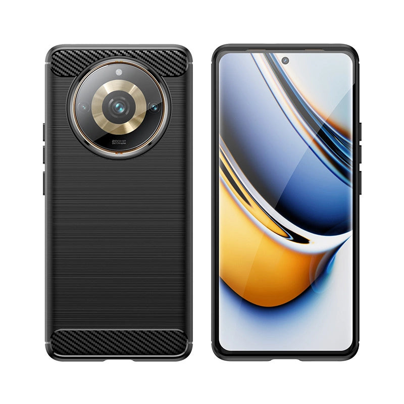 Flexible carbon pattern case for Realme 11 Pro / 11 Pro+ Carbon Case - black_2