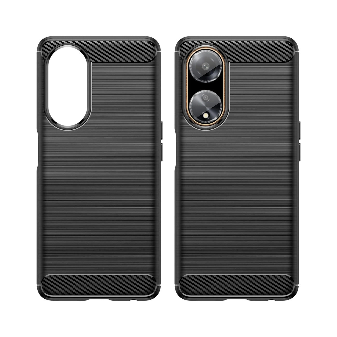 Flexible carbon pattern case for Oppo A98 5G Carbon Case - black_1