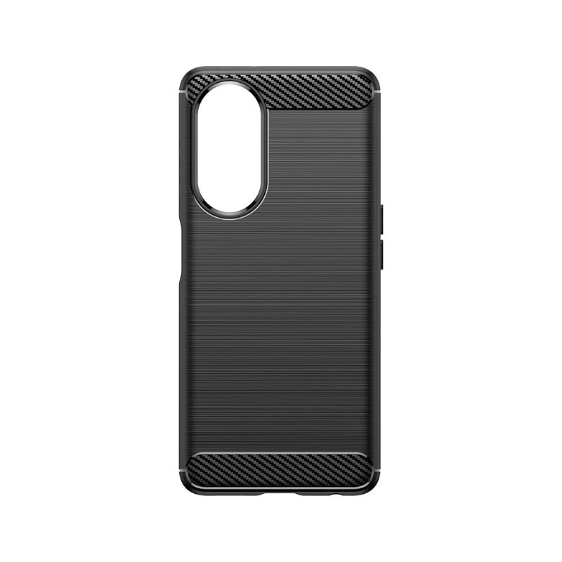 Flexible carbon pattern case for Oppo A98 5G Carbon Case - black_3