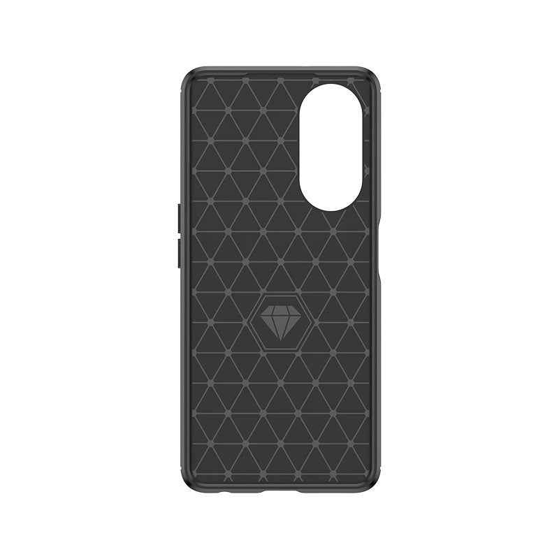 Flexible carbon pattern case for Oppo A98 5G Carbon Case - black_4
