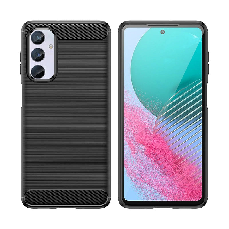 Flexible carbon pattern case for Samsung Galaxy M54 Carbon Case - black_2