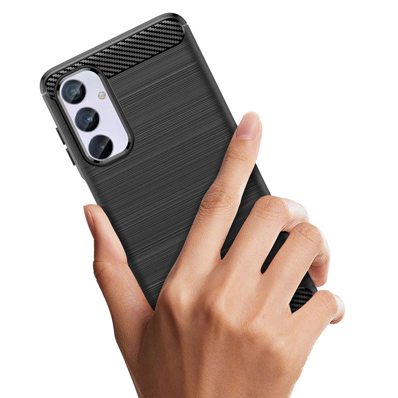 Flexible carbon pattern case for Samsung Galaxy M54 Carbon Case - black_5