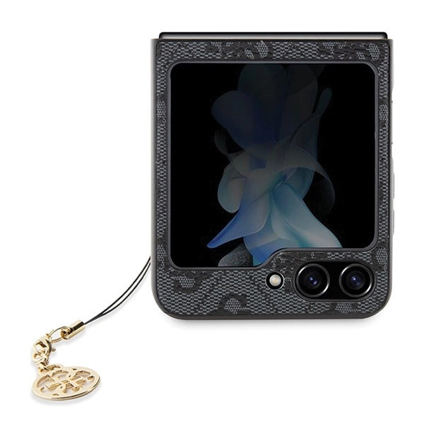 Guess 4G Charms Collection case for Samsung Galaxy Z Flip 5 - gray_2