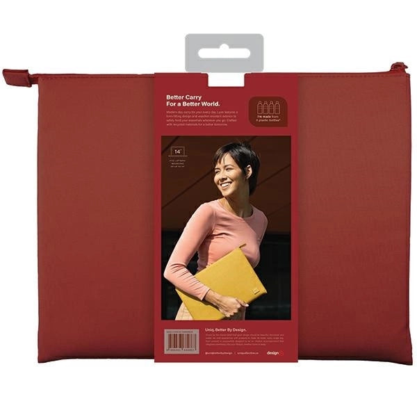 Uniq Lyon Waterproof RPET case for a 14" laptop - red_3
