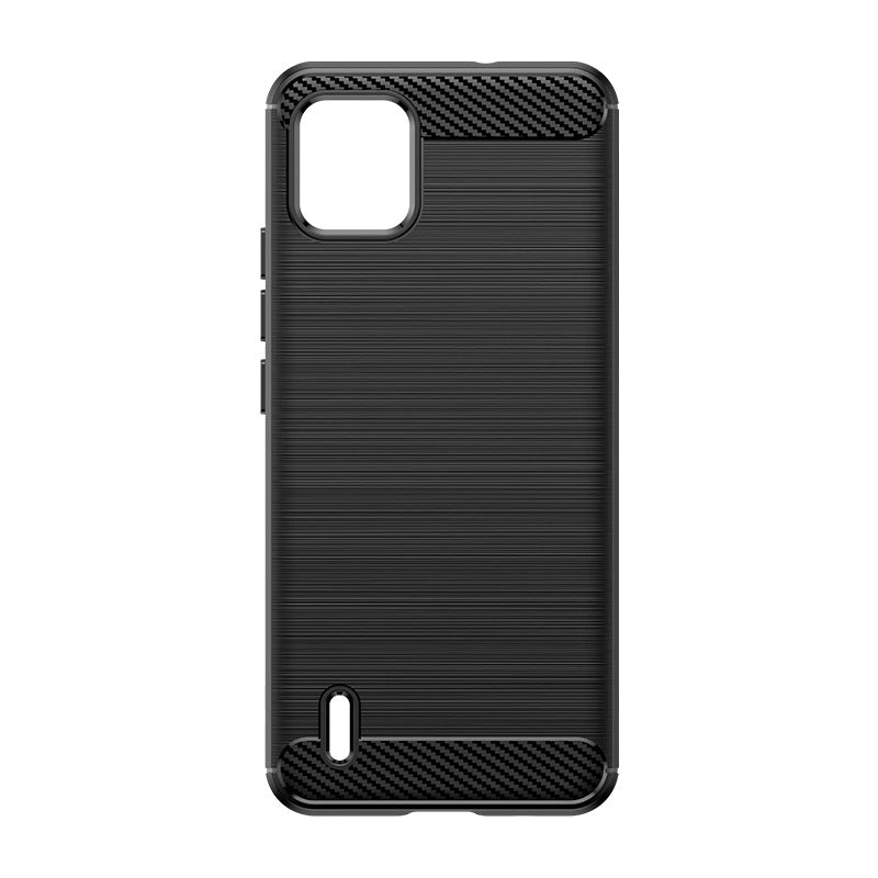 Carbon Case silicone case for Nokia C110 - black_2