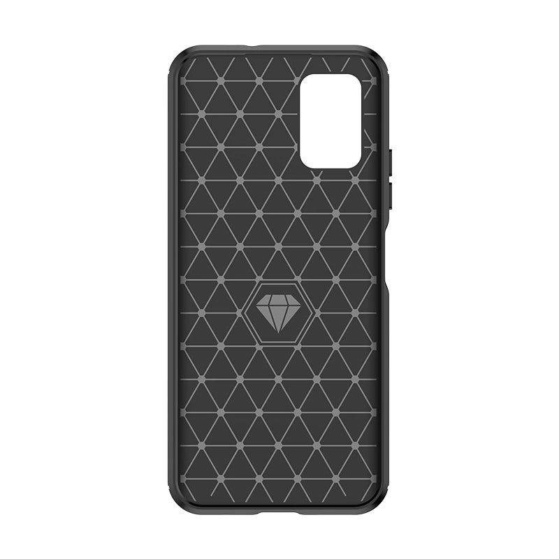 Carbon Case silicone case for Nokia C300 - black_3