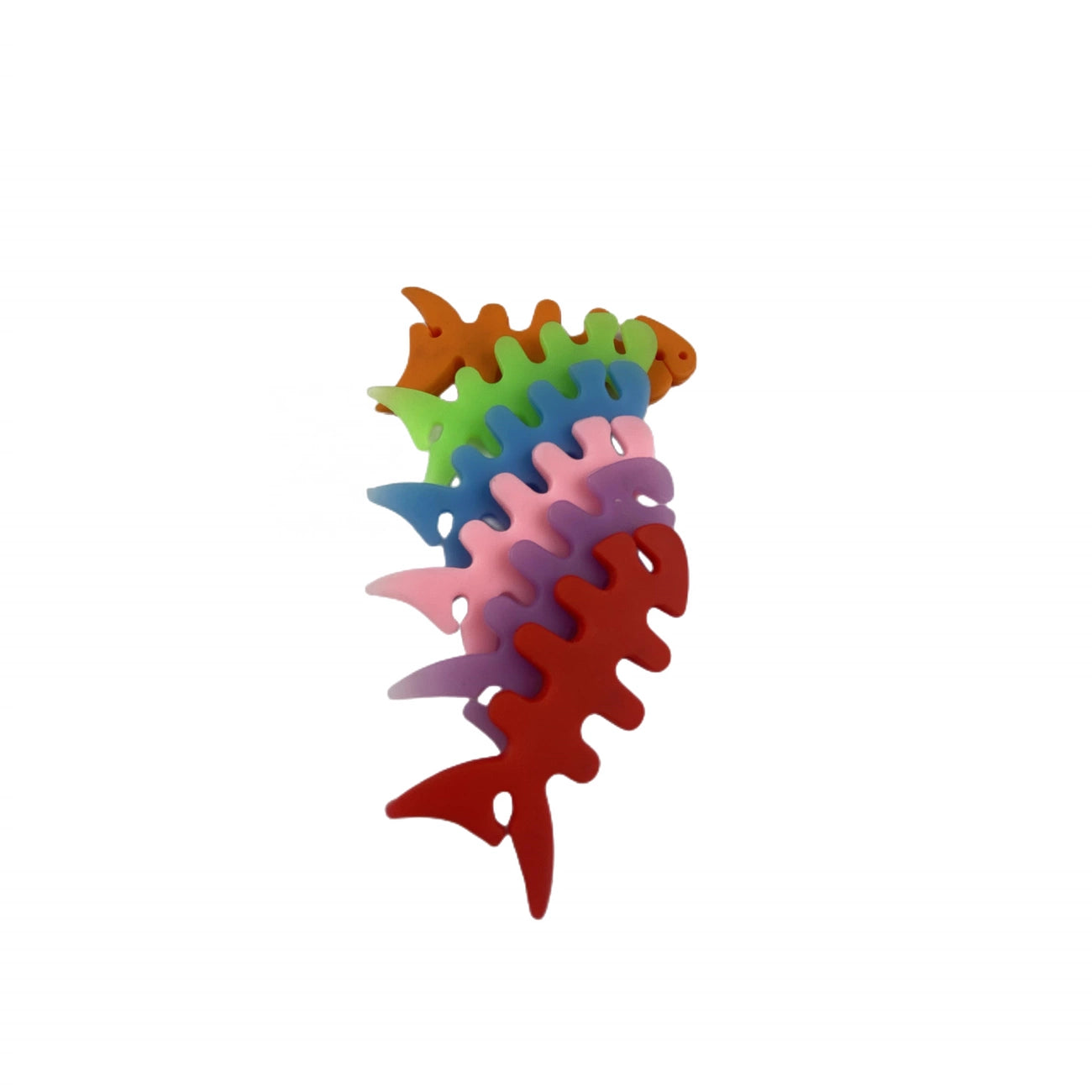 Fish-shaped headphone cable wrap - pink_5