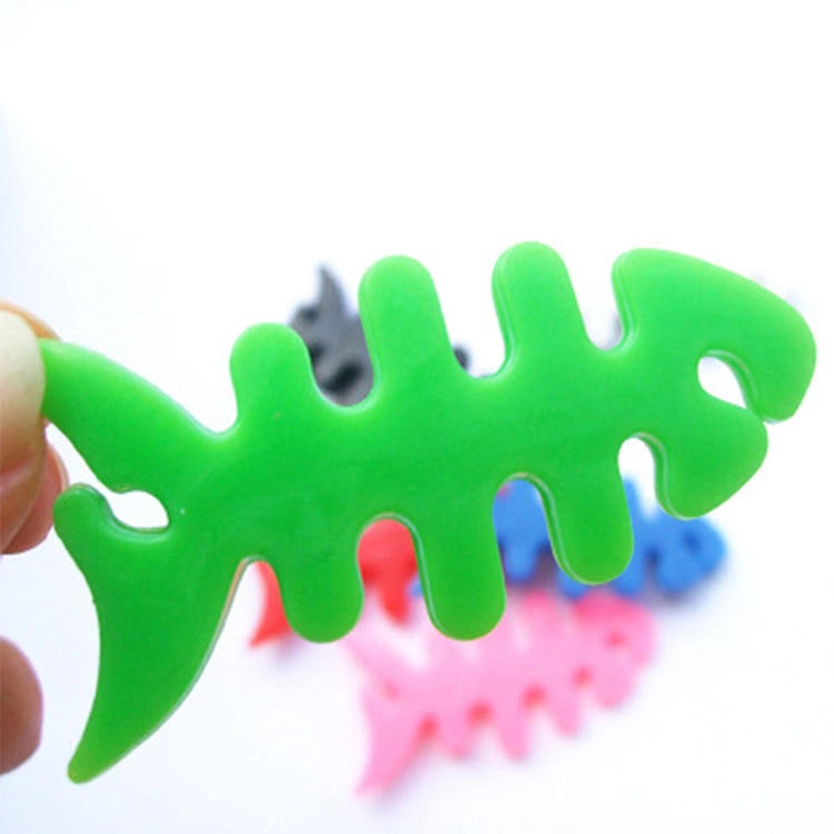 Fish-shaped headphone cable wrap - pink_8