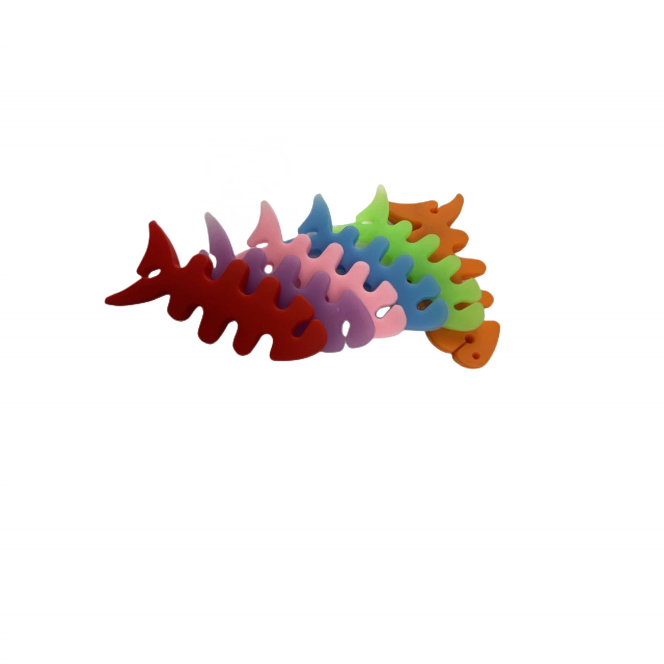 Fish-shaped headphone cable wrap - blue_7
