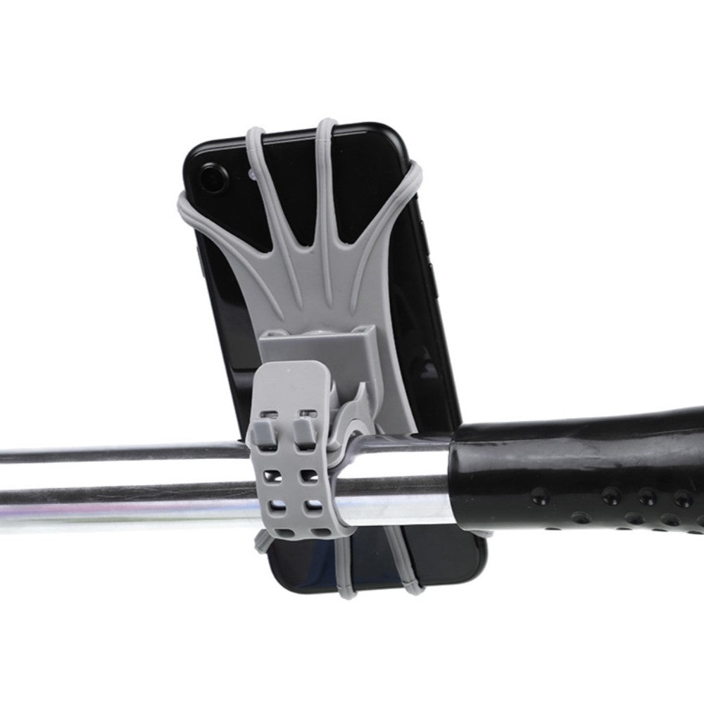 Swivel silicone bike holder with replaceable head - black_2