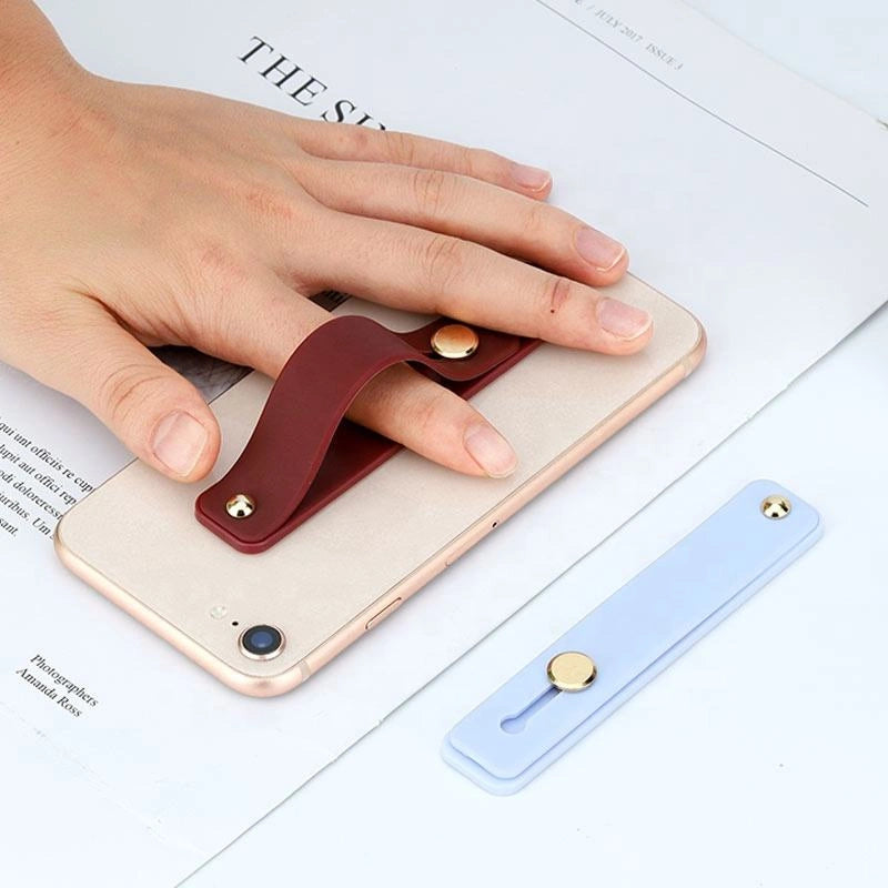 Self-adhesive finger holder with zipper - gray_4