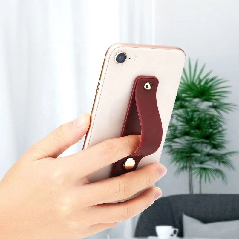Self-adhesive finger holder with zipper - gray_3