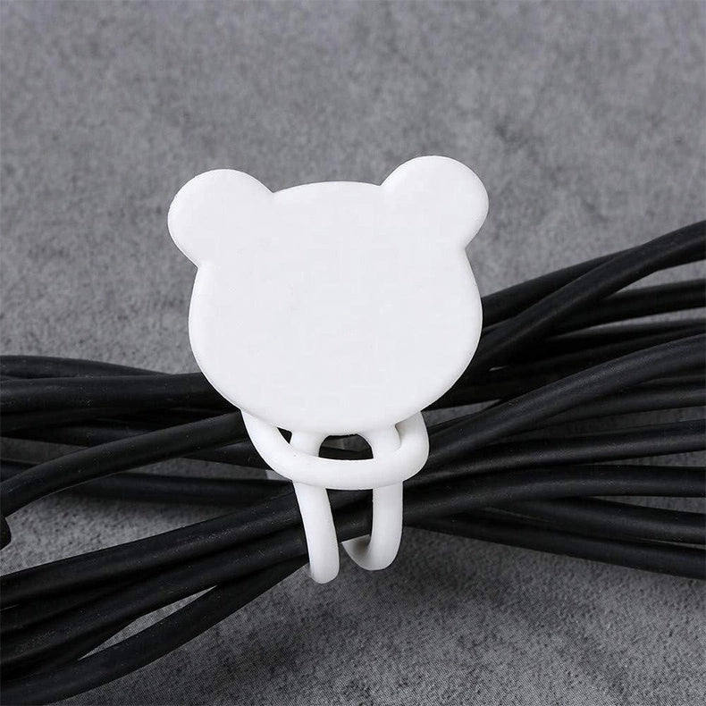 Silicone cable reel - brown_8