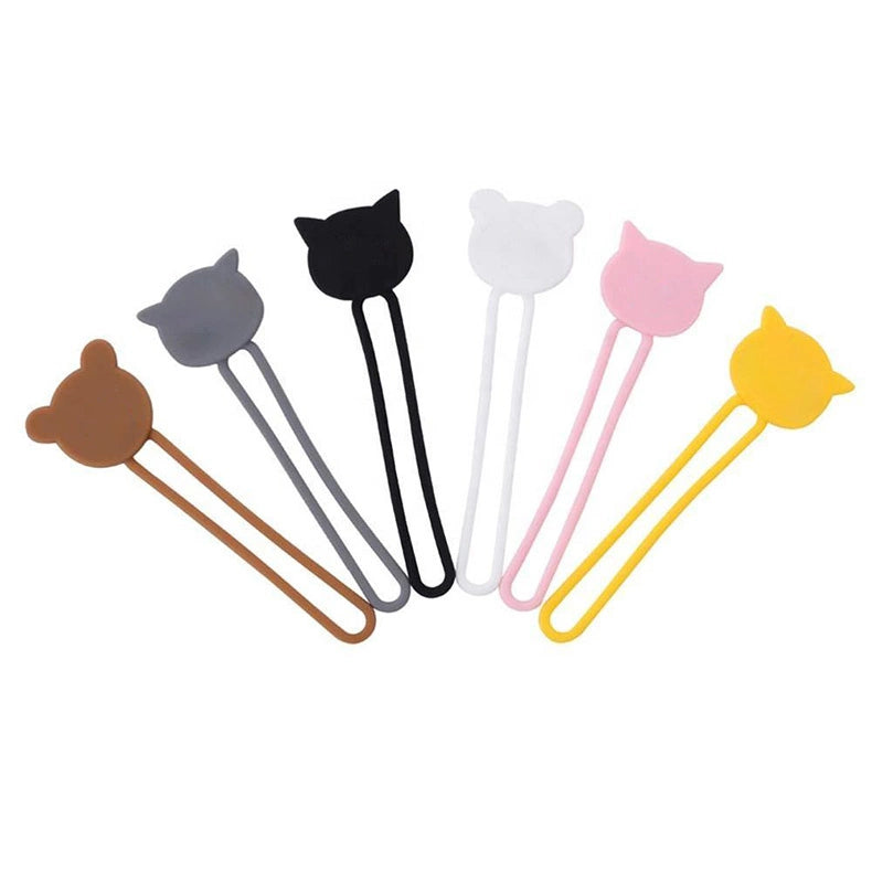 Silicone cable reel - brown_4
