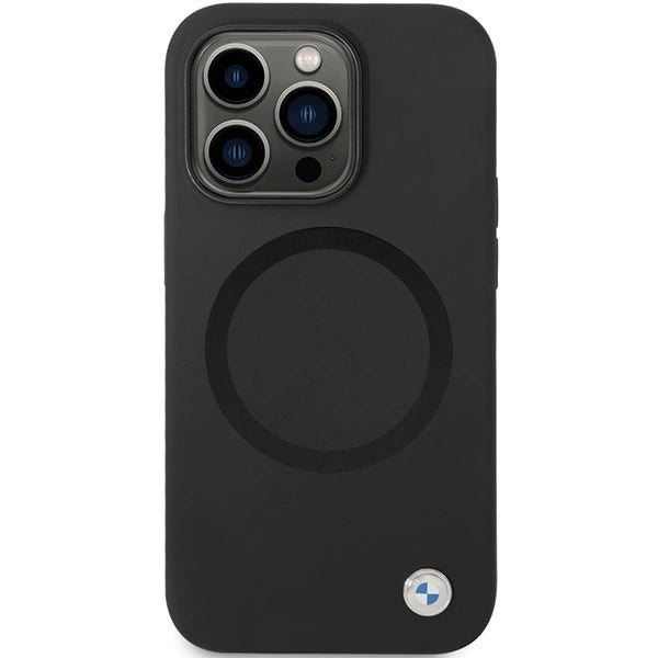 BMW BMHMP14LSILBK2 case for iPhone 14 Pro - black Signature Liquid Silicone MagSafe_2
