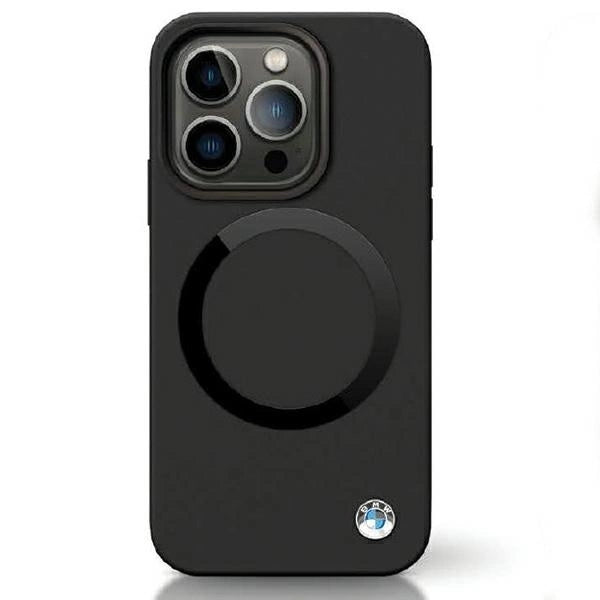 BMW BMHMP14LSILBK2 case for iPhone 14 Pro - black Signature Liquid Silicone MagSafe_8