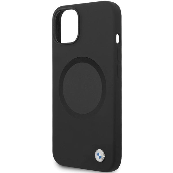 BMW BMHMP14SSILBK2 case for iPhone 14 - black Signature Liquid Silicone MagSafe_5